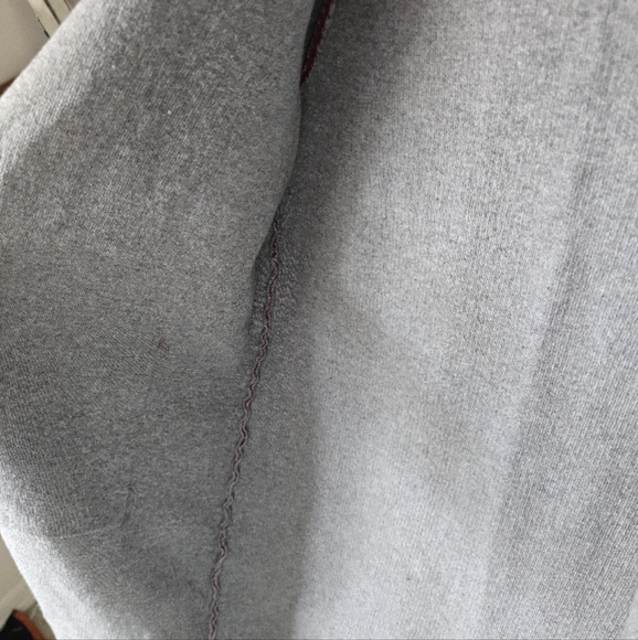 Oliver Red and Gray Open Front Wool Blend Coat - Picture 2 of 9